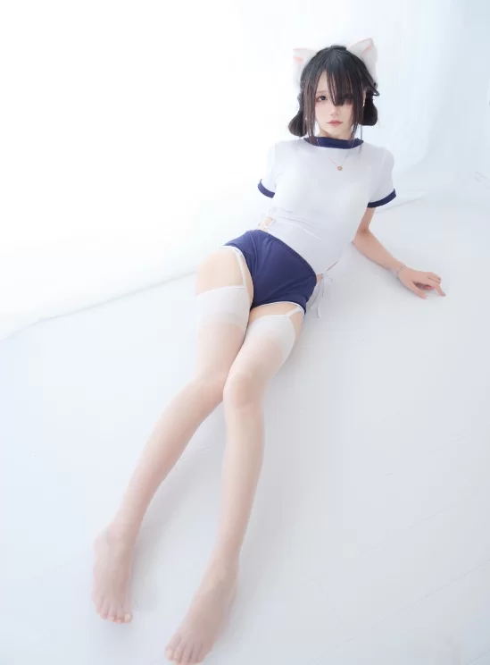 国产coser 五更百鬼 - 舰长 体操服 猫耳【25P+152M】