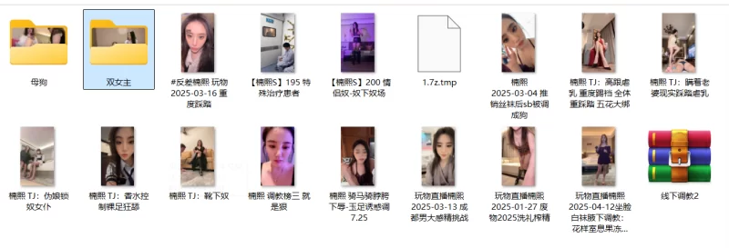美腿/足控 玩物主播楠熙红绿灯合集【141v+71.5g】