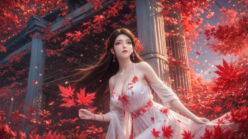唯美 完美世界-火灵儿（唯美电脑壁纸）【34P+540m】