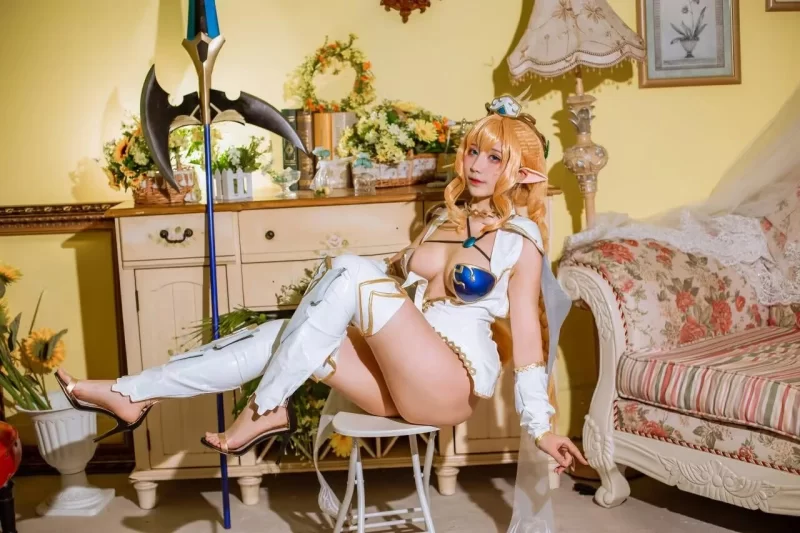 Cosplay 九曲Jean – 精灵村 Elf Village [77P【1+900m】