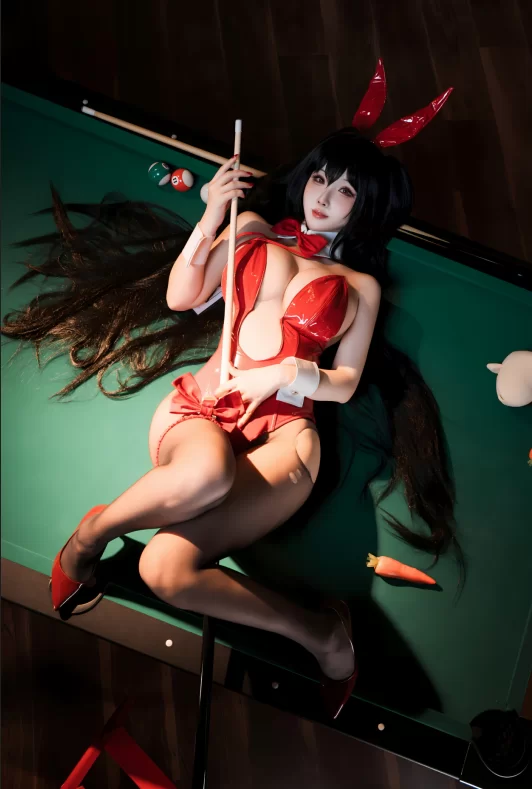 国产coser rioko凉凉子 碧蓝航线 大凤 桌球兔女郎【49P7V+462MB】