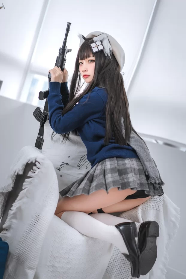 国产coser 二佐Nisa - 少女前线 95式JK 13P-194M【13P+194M】