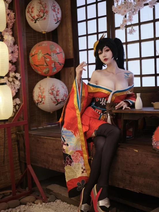 国产coser 一米八的大梨子 - 碧蓝航线 大凤 和服【31P+297M】