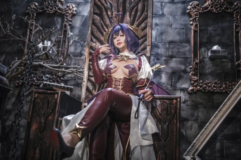 国产coser 小和甜酒 NO.019 &橙风千雅 - 柊舞缇娜 爱丽丝 魔法少女双人【55p7v+439M】