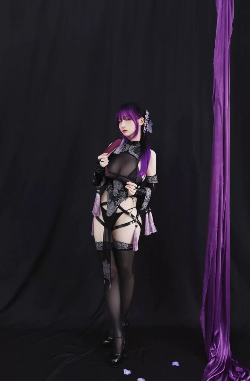 国产coser 幼愛youmeko 紫流苏旗袍 [35P-367MB]【35P+367M】
