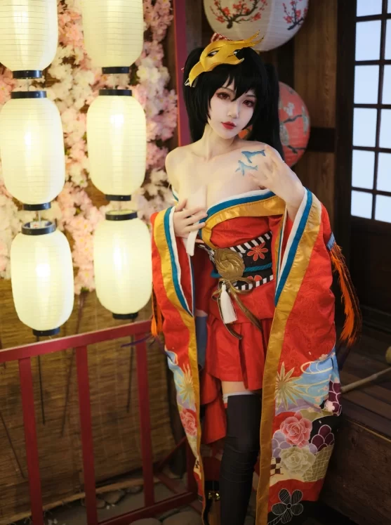 国产coser 一米八的大梨子 - 碧蓝航线 大凤 和服【31P+297M】