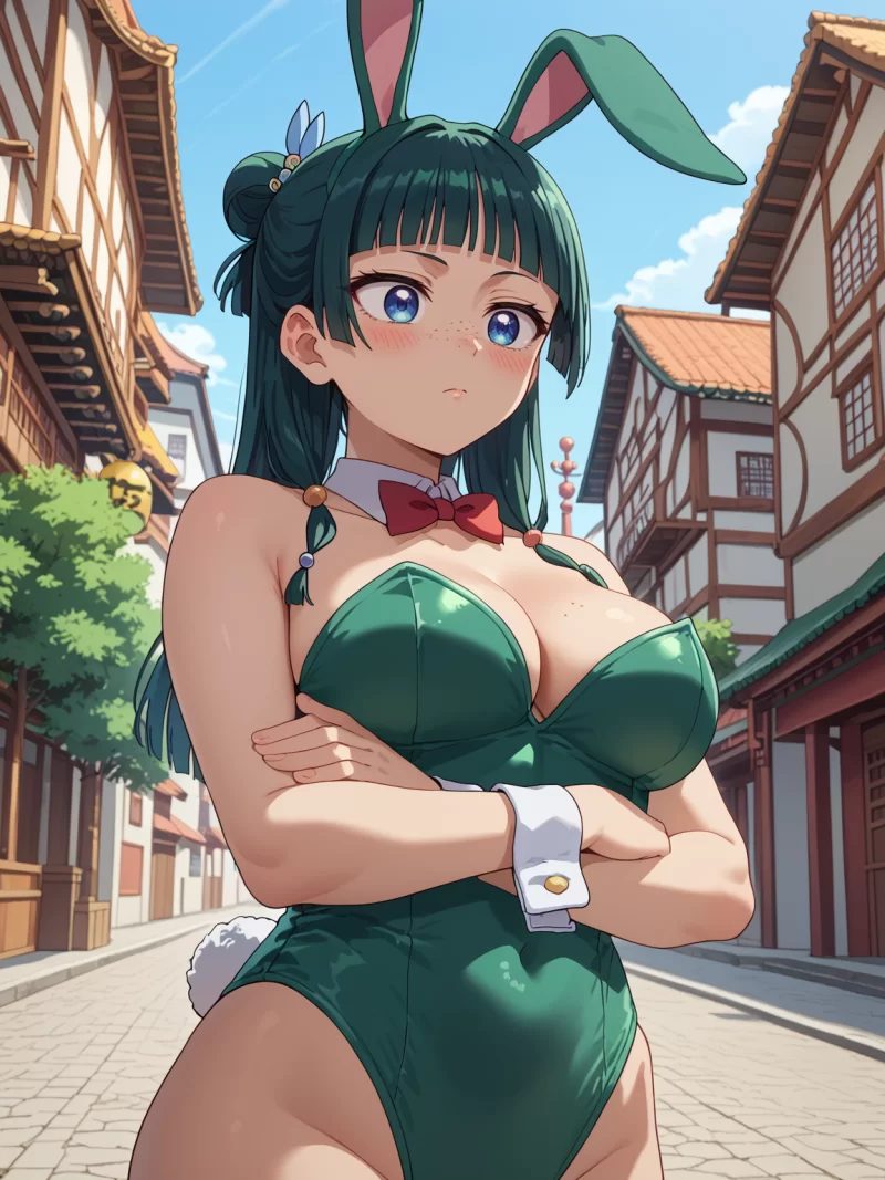 动漫 creatai Maomao 猫猫 (バニー) (Patreon) [AI Generated]【66p+116mb】