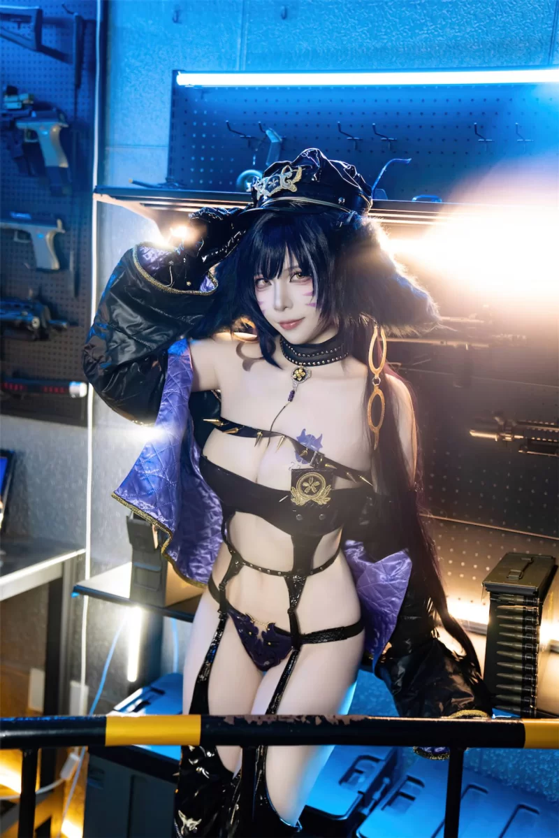 国产coser 二佐Nisa - 碧蓝航线 武藏 女警【25P+191M】