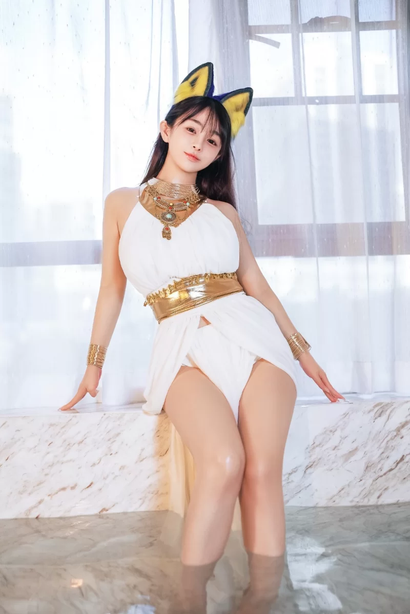高颜值美女 桜井宁宁 白色猫娘【133p+900M】
