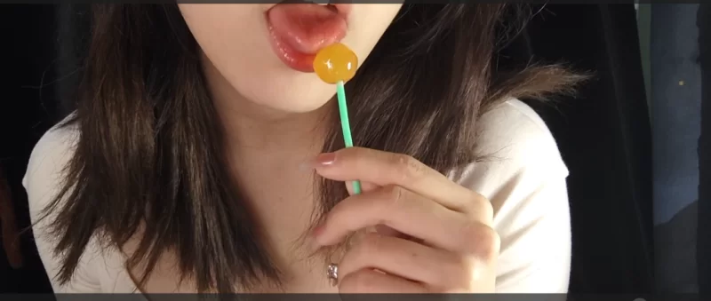 ASMR 小舌头吃棒棒糖【1v+739m】