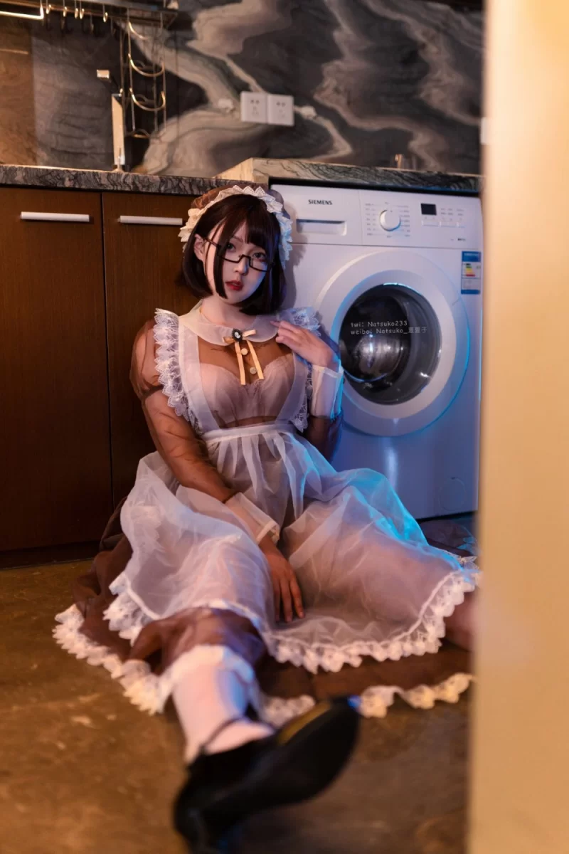 国产coser Natsuko夏夏子 – 透明女仆[76P-474.1M]【76P+474M】