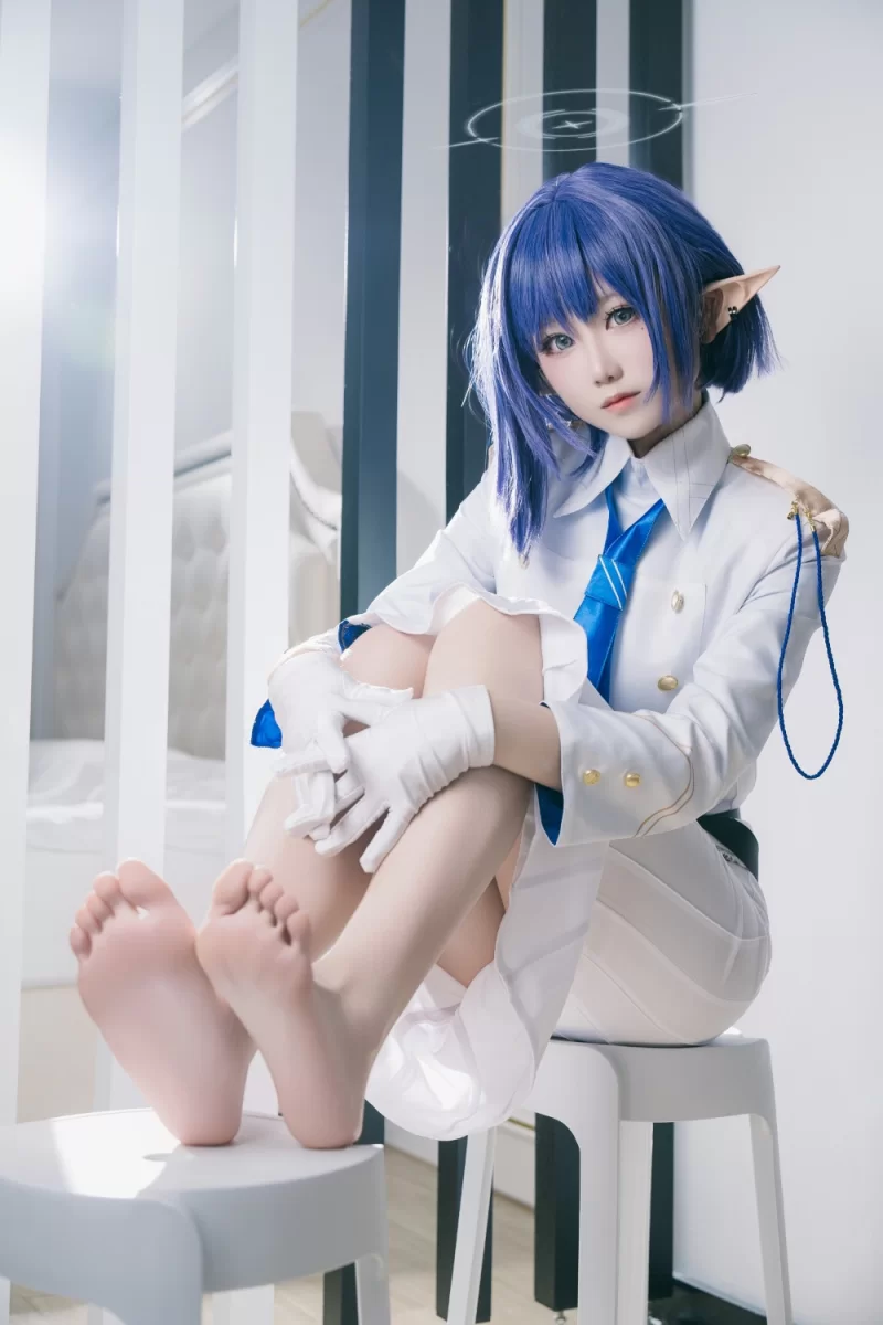 国产coser lunananya-蔚蓝档案 扇喜葵【24P+202.71M】