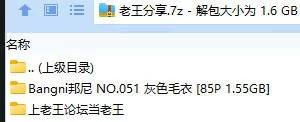 福利姬 Bangni邦尼 NO.051 灰色毛衣【85P+1.55GB】