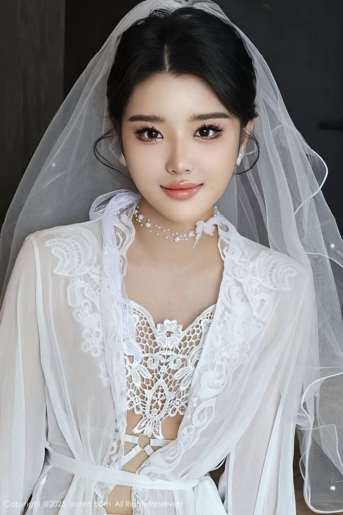 国产模特 No.10559 糯梨子 白色婚纱【70P+762MB】