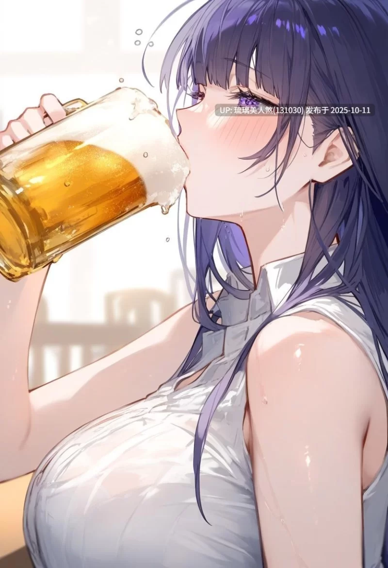 动漫 AI绘画 原神 雷电将军 喝酒被人下药带到酒店 黑丝OL装 122P【1+25M】