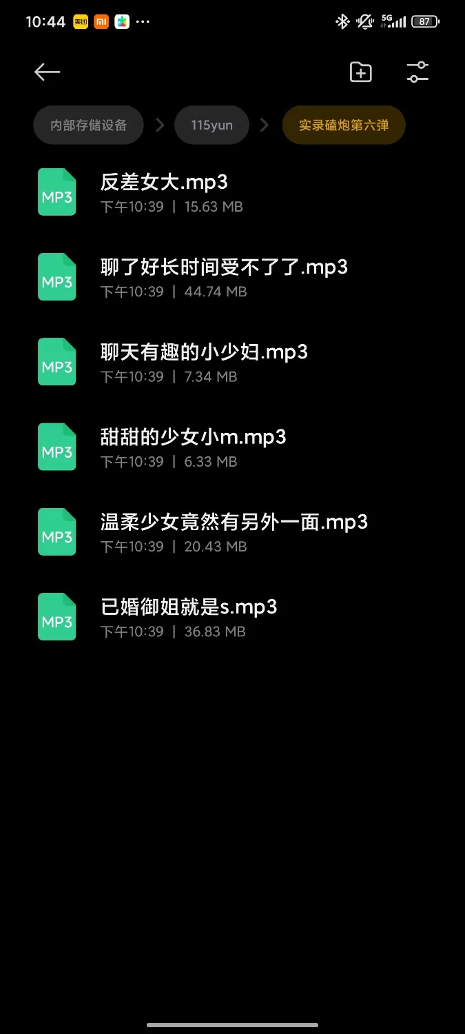 性爱录音 自录磕炮反差小 姐姐录音第六弹【6v+119m】