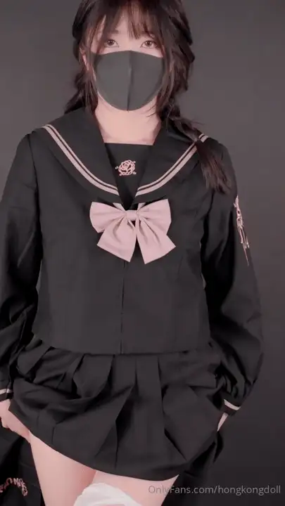 福利姬 玩偶姐姐hongkongdoll-11.1最新私信，穿着可爱的黑色JK+超诱惑【1v+377M】