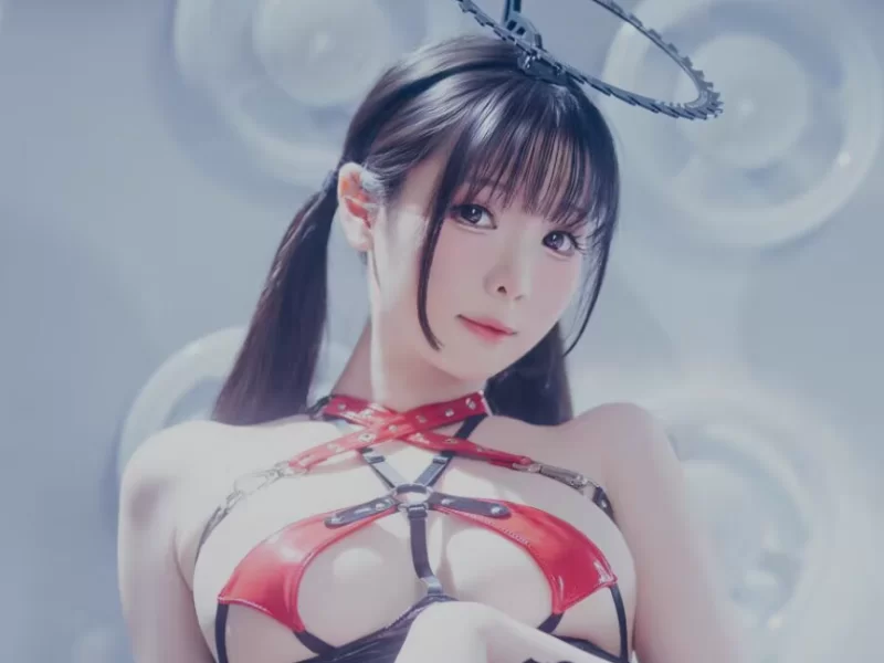 国产coser [COSPLAY/带视频] 霜月shimo – 2025年09月订阅 賽博黑天使【20P3V+100M】