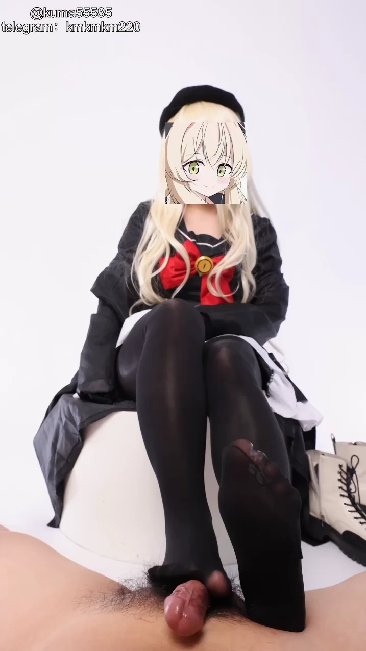 美腿/足控 碧蓝档案教授cos，白靴黑丝足交❤️【1v+526mb】