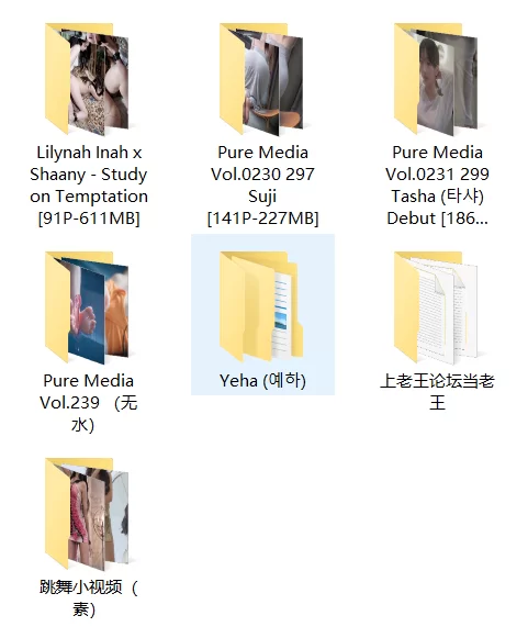 日韩模特 Pure Media Yeha (예하) 28套打包 + 其它附赠福利【多P+18G】