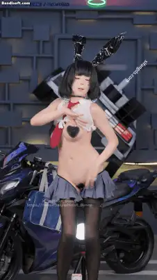 国产模特 [B站 Yiko湿润兔 咬一口兔娘]10月作品 赛博逆JK 双视角骚舞【3V+87P+1.06G】