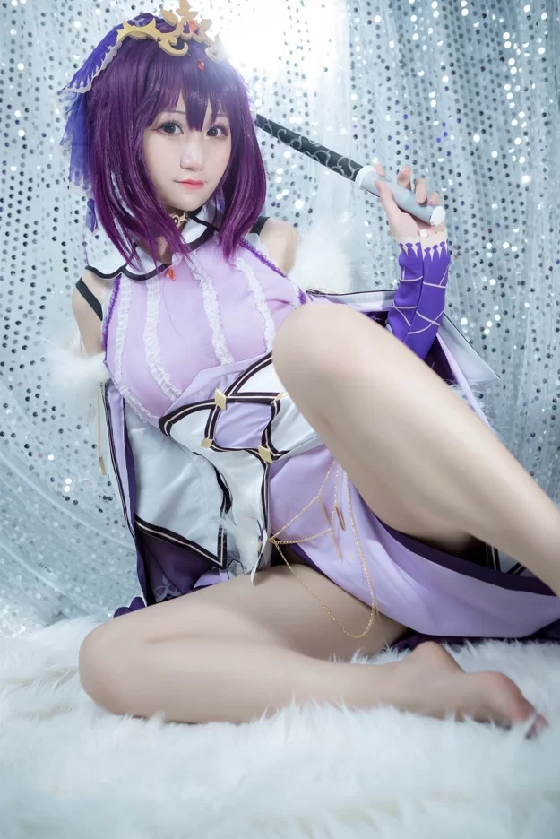 国产coser Kuuko W - Scathach Caster【23P+122M】