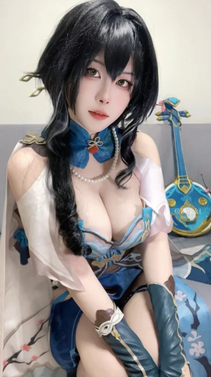 国产模特 Dakki伊 - 崩坏星穹铁道 阮梅【49P+293M】