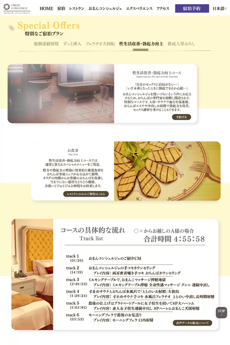 ASMR [繁体中文版][全程后宫最多8p]蜜宴礼仪司～奢华酒店的浓厚榨精极致款待【8V+1G】