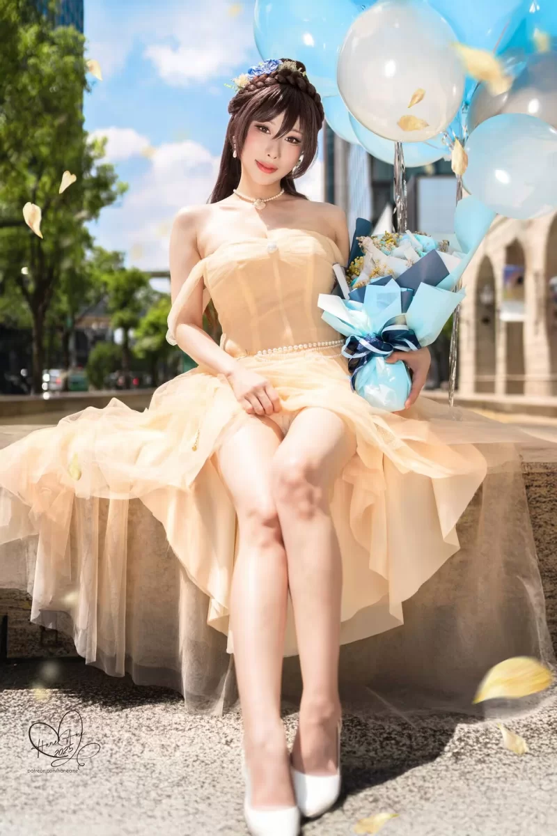Cosplay HaneAme雨波 - 2025年10月订阅 2025生日礼服【31P3V+474M】