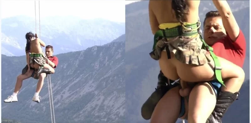 其他 稀奇！大开眼界！攀岩爱好者 高空做爱❤️挑战一切不可能 惊险刺激【1v+18MB】