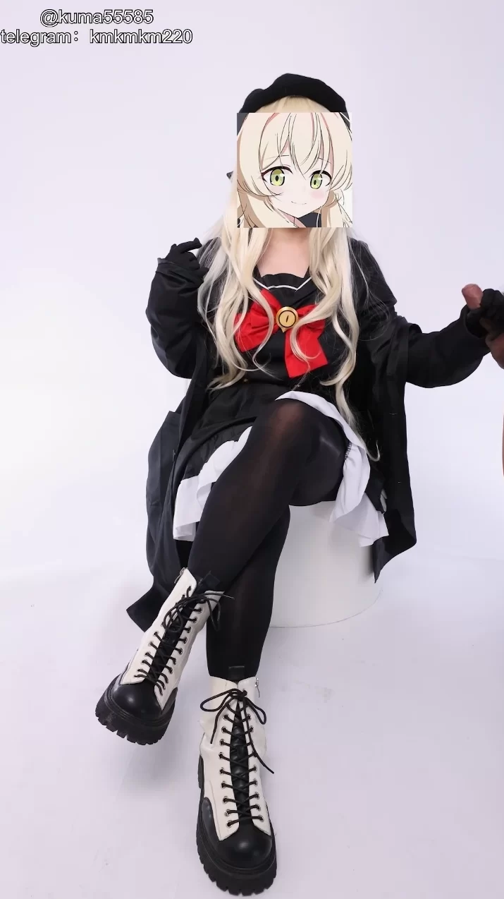 美腿/足控 碧蓝档案教授cos，白靴黑丝足交❤️【1v+526mb】