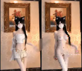 自拍 [AI重磅]蔡萝莉 浅浅 王德芙 杨幂 椰椰椰 一只小耳朵脱衣【6V+9G】