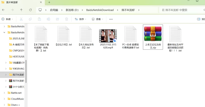 其他 [AI视频脱衣] 我不叫龙虾抖音网红4K原声视频去衣【1+1.25G】
