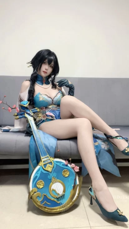 国产模特 Dakki伊 - 崩坏星穹铁道 阮梅【49P+293M】