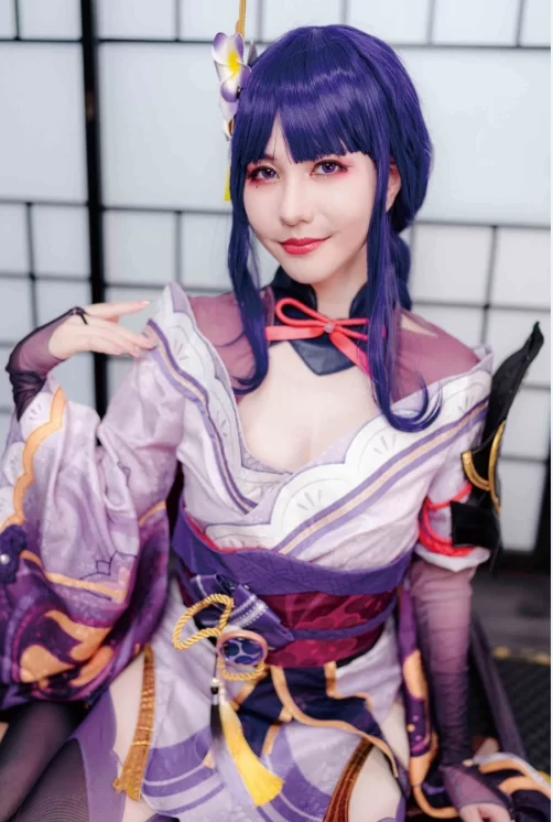 国产模特 [薫月企画] 蓝芽水月 - 雷电将军【105P+20M】