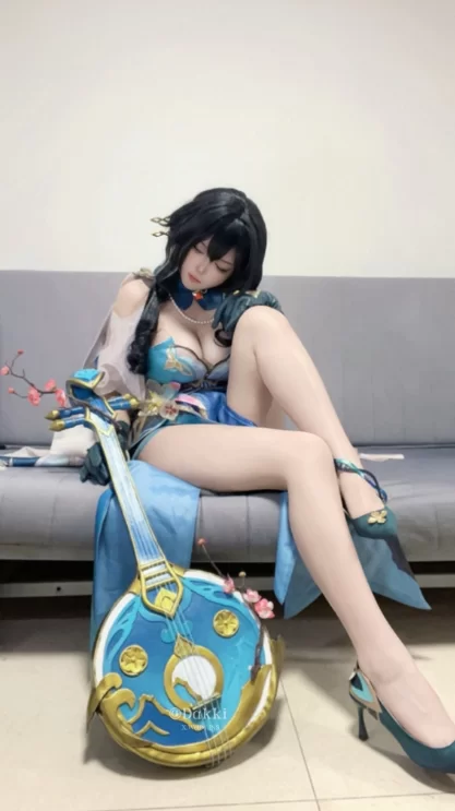 国产模特 Dakki伊 - 崩坏星穹铁道 阮梅【49P+293M】