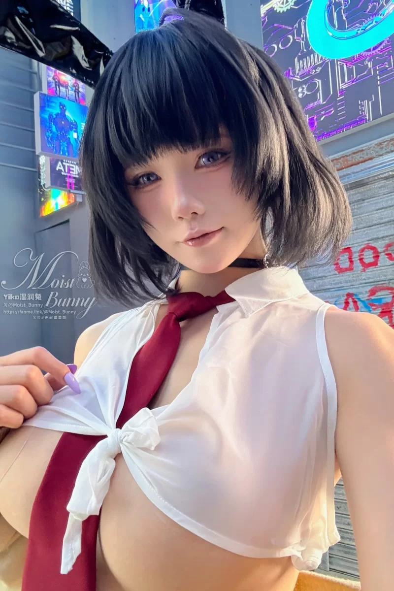 福利姬 Yiko湿润兔/咬一口兔娘 25.10月作品 賽博逆JK【87P+380M】