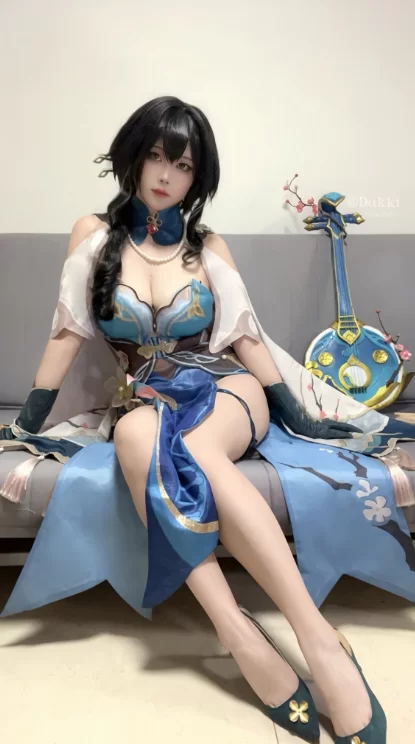 国产模特 Dakki伊 - 崩坏星穹铁道 阮梅【49P+293M】