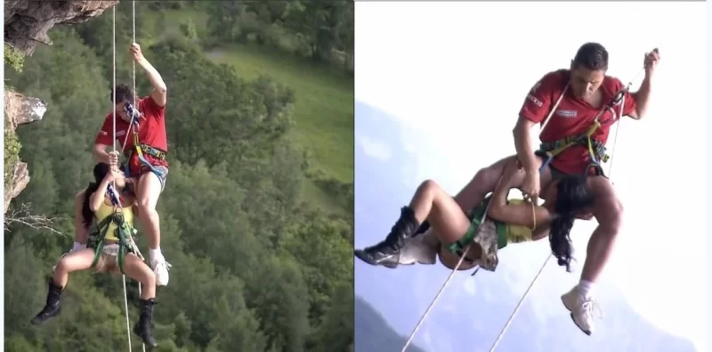 其他 稀奇！大开眼界！攀岩爱好者 高空做爱❤️挑战一切不可能 惊险刺激【1v+18MB】