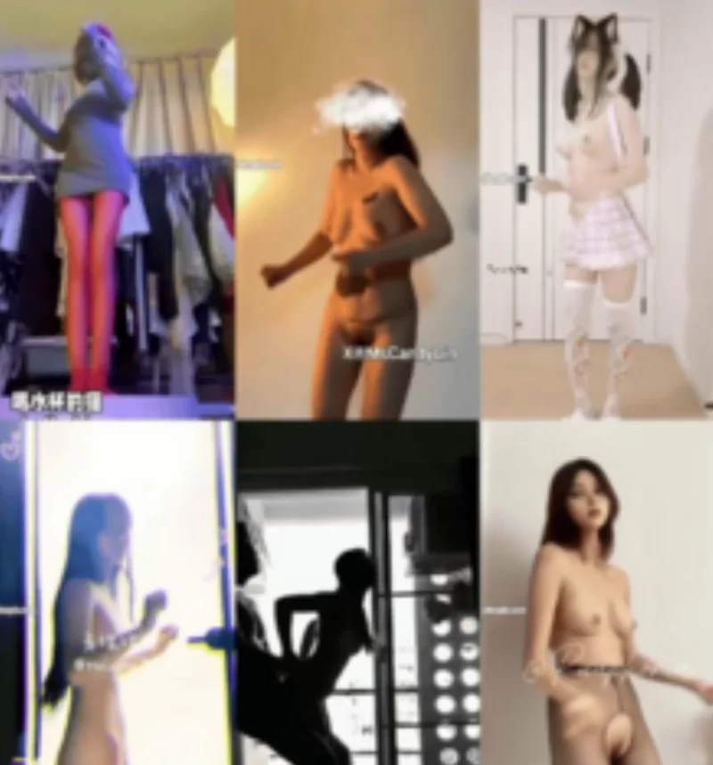 福利姬 推特福利姬集体跳抖音风关灯卡点裸舞1-4合集【1+4.2G】