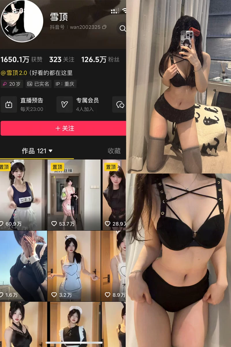 高颜值美女 [素]抖音 雪顶 岛遇 最新至：2025.10.28【229P18V+455M】